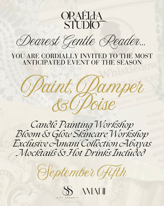 Paint, Pamper & Poise Event | 05.09.2026 1-4pm