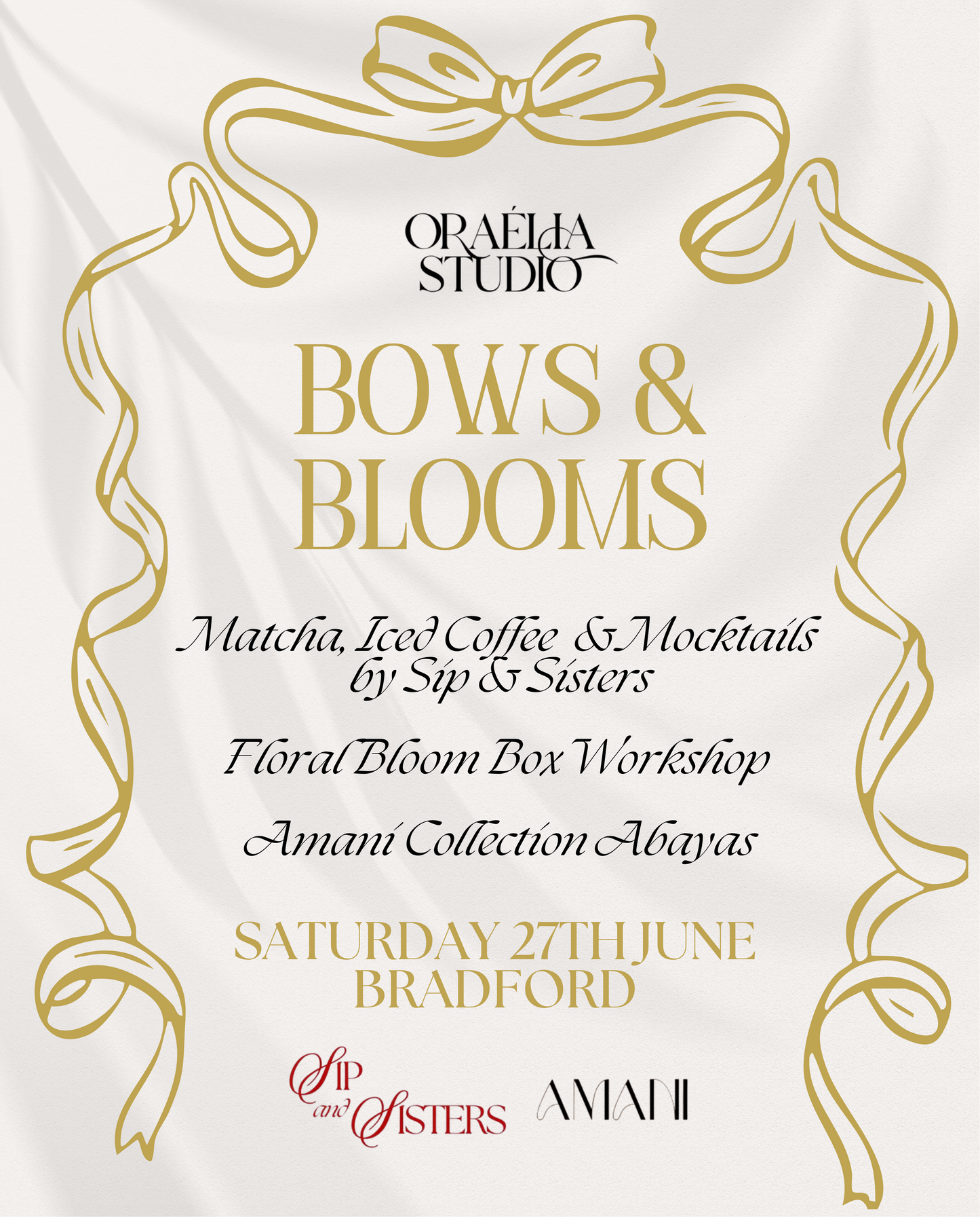 Bows & Blooms Event | 27.06.2026 1pm